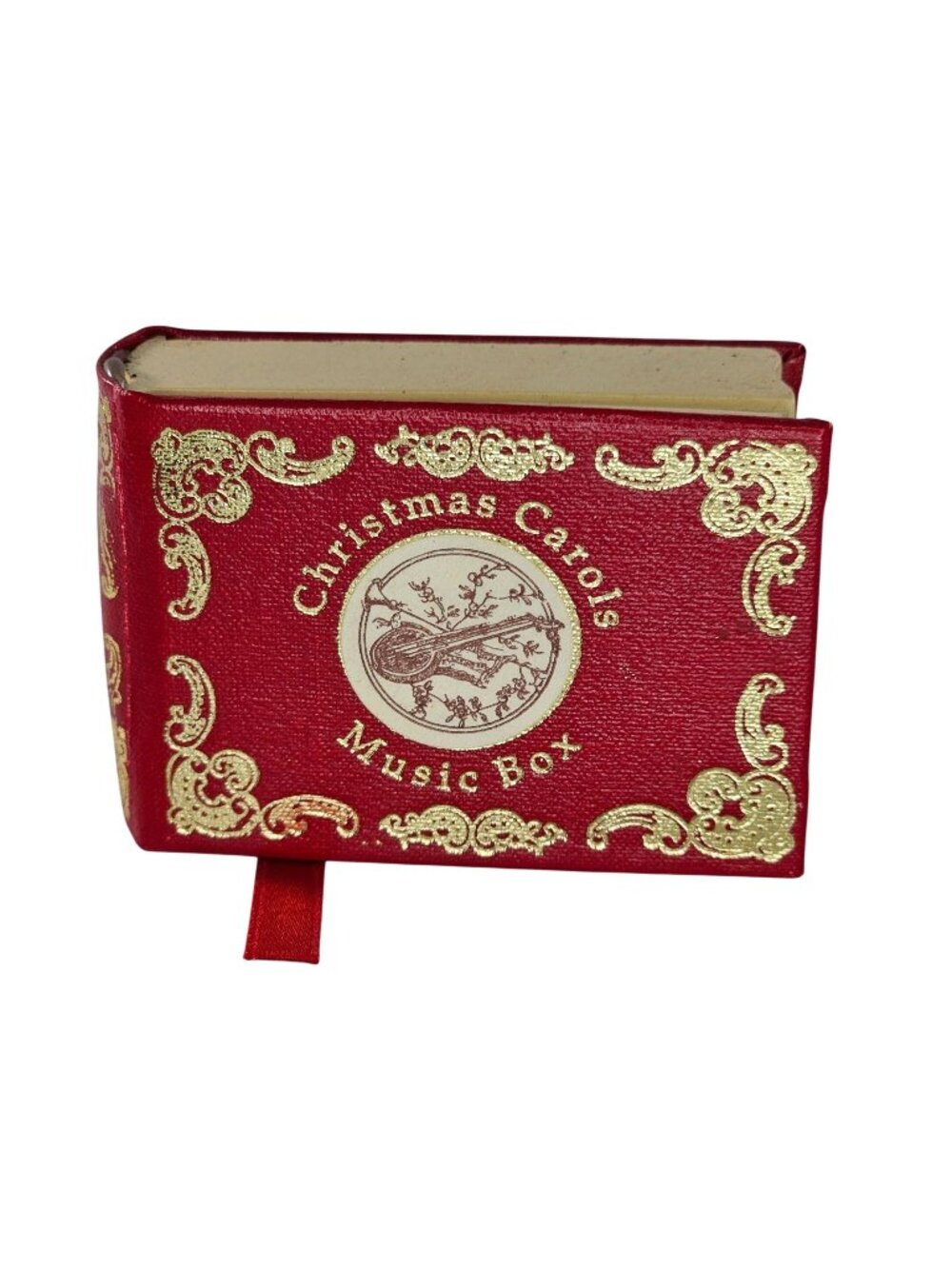 Pleasant Company American Girl Samantha Christmas Carols Music Box Red Mini Book